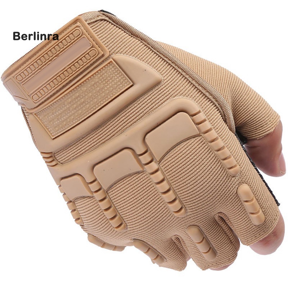 ●BE Men\'s Army Military Outdoor Tactical Combat Bicycle Airsoft Half Finger Gloves