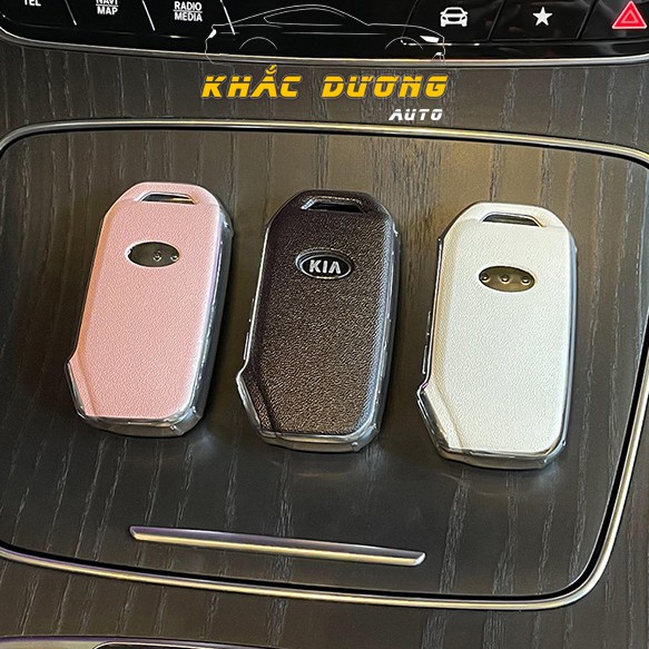 Ốp chìa khoá Kia Cerato nhựa TPU đính đá nhân tạo sang trọng