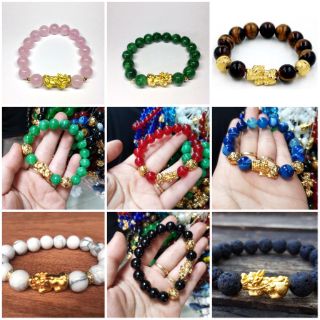Tỳ hưu hợp kim mạ mix hạt đá - 250k