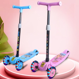 [Hàng có sẵn] XE TRƯỢT SCOOTER TRẺ EM THĂNG BẰNG  3 BÁNH PHÁT SÁNG MẪU MỚI