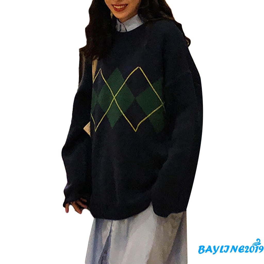 Áo Len Tay Dài Cổ Tròn Thời Trang Cho Nữ