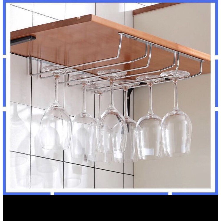 Giá treo ly inox 304 cao cấp 1 hàng