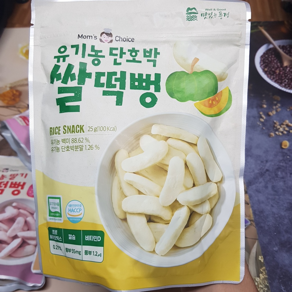 Bánh gạo hữu cơ Mom’s Choice Hàn quốc cho bé từ 6 tháng