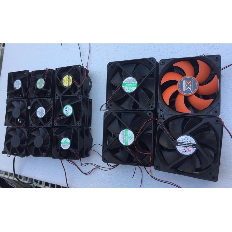 Fan Quạt Tản nhiệt Máy tính 8x8x2Cm 1 Mặt Vuông 20