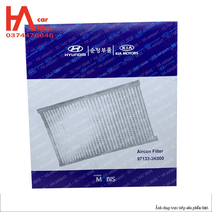 Lọc gió điều hoà SantaFe máy 2.2L đời 2005-2009, Santafe đời 2019-2022, Sonata đời 2004-2009, Optima đời 2005-2011 (HYD)