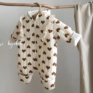 Body phao trần bông lót nỉ nhung cho bé từ 6-18m