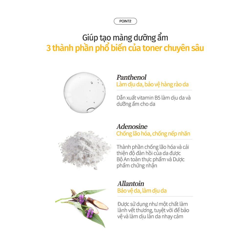 Toner Bergamo vitamin dưỡng chất cho da nhạy cảm 210ml