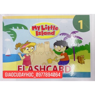 FLASHCARD MY LITTLE ISLAND 1 ( Loại Cán )