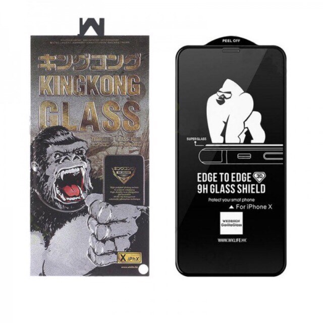 [ĐÃ CÓ 11 PRO MAX ] THÁCH THỨC MỌI VA ĐẬP - 6 6s 6plus 6splus 7plus 8plus X Xs Max  KÍNH CƯỜNG LỰC FULL MÀN KINGKONG