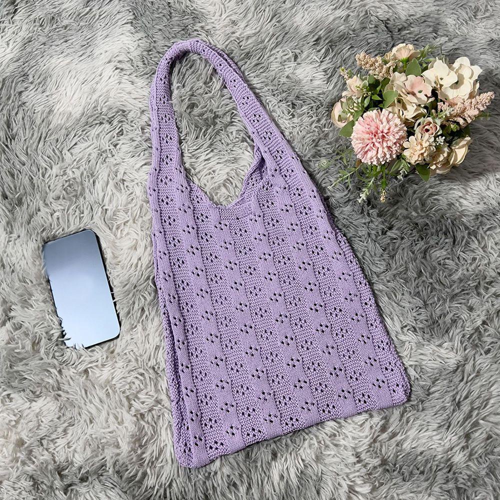 UUMIR Túi Đeo Vai Đan Len Sức Chứa Lớn Phong Cách Boho Cho Nữ