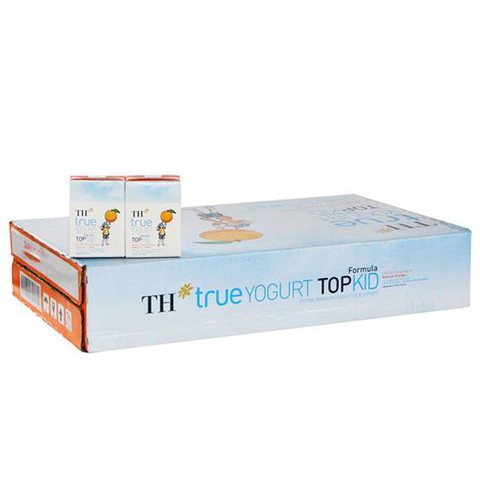 Sữa Chua Uống Tiệt Trùng TH True Yogurt TopKid Hương Dâu - Chuối - Lúa Mạch