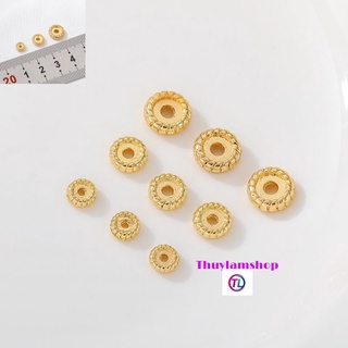 Charm bánh xe cao cấp chặn hạt xâu vòng