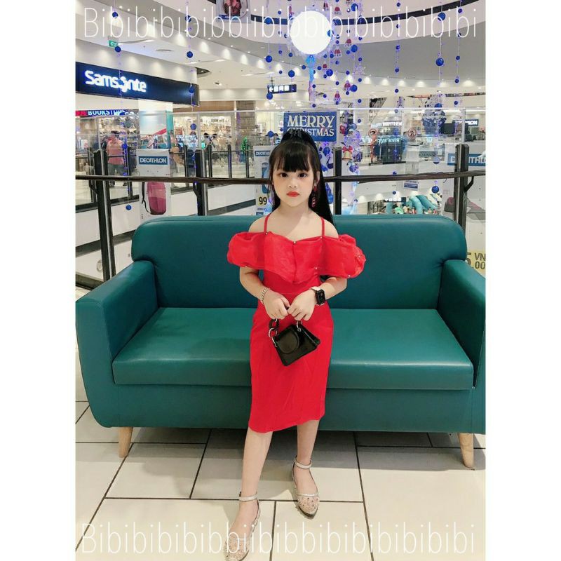 Đầm body bé gái