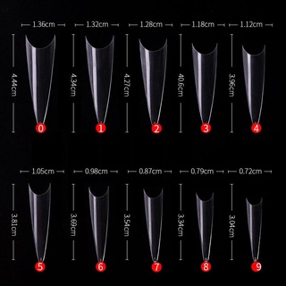 Móng nối típ phom dài chẩn nhọn,móng giả nail