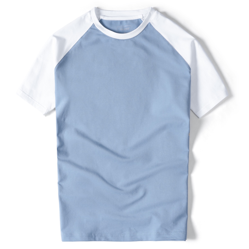 Áo thun nam cổ tròn BASIS Raglan cotton cao cấp, co giãn, form regular trẻ trung Basis AT06