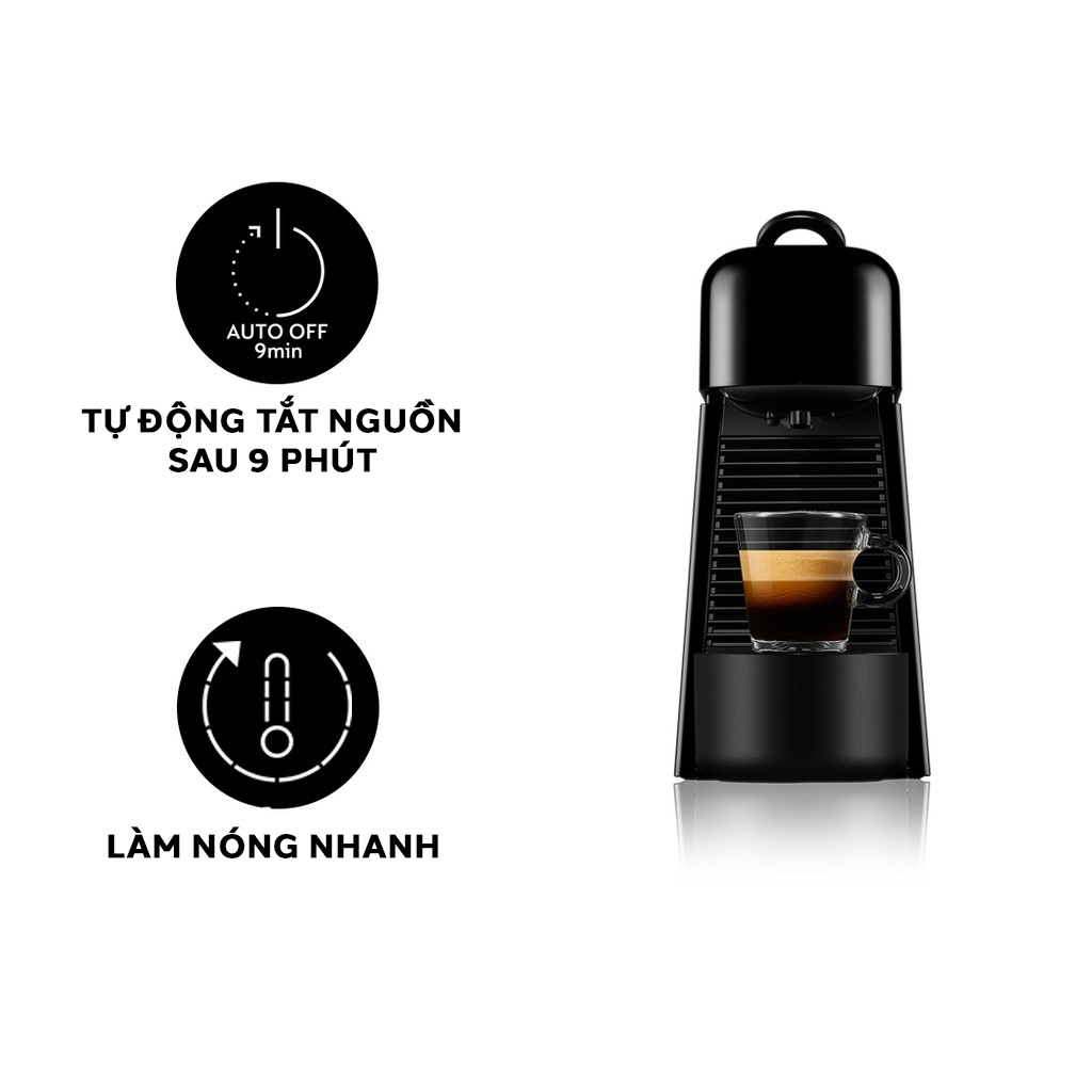 [Mã ELHADEV giảm 4% đơn 300K] Máy pha cà phê Nespresso Essenza Plus Đen