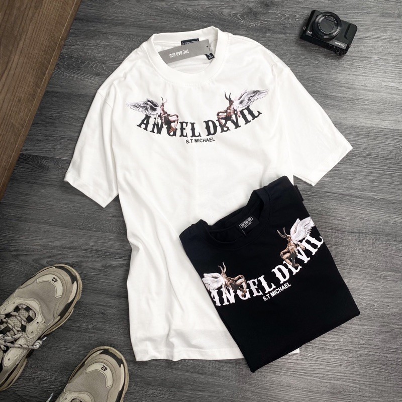 [COMBO MUA 1 ÁO TẶNG 1 MŨ TRƠN LƯỚI THỜI TRANG ] Áo phông Paim Angels chất liệu cotton , áo phông Unisex thời trang