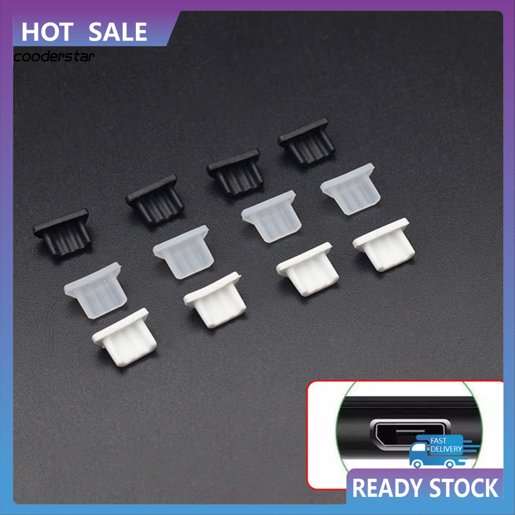 5 Nút bịt chống bụi cổng micro-usb cho điện thoại