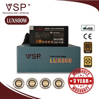 Nguồn công suất thực vsp lux 800w led rgb