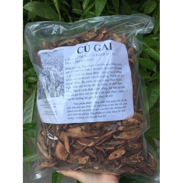 500gr củ gai khô an thai dưỡng thai cho mẹ bầu.