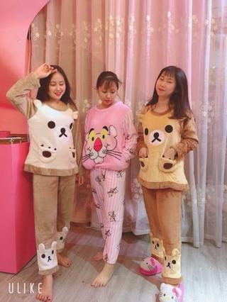 Đồ bộ bông nhung mịn cực côl 😘😘😘