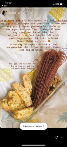 Bún Gạo Lứt Ăn Kiêng