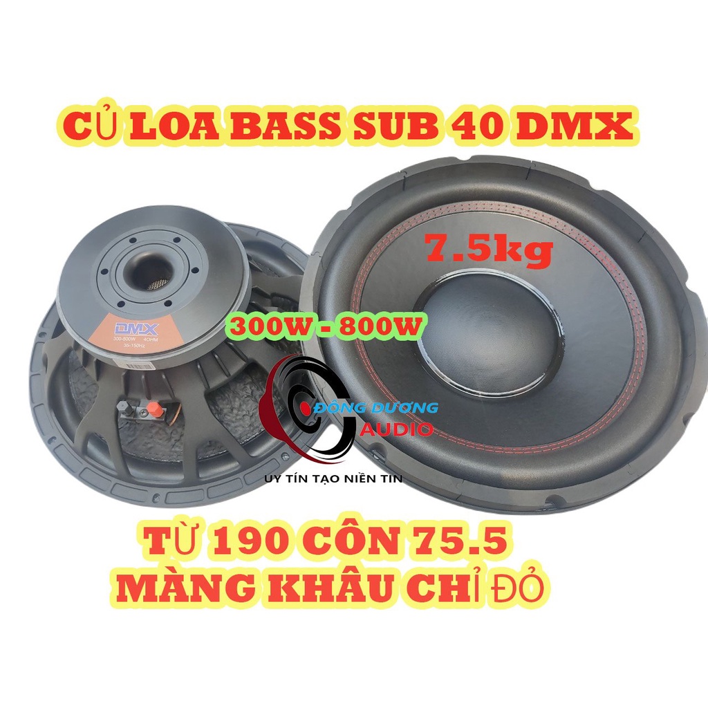 01 LOA SUB ĐIỆN SUB HƠI BASS 40 DMX TỪ 190 CÔN 76 - XƯƠNG NHÔM - GÂN MÚT TO - CHẤT ÂM SIÊU TRẦM