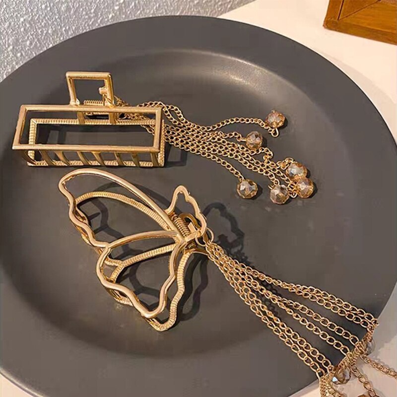 Phụ Kiện Kẹp Tóc Nữ Trang Trí Tua Rua Dài Thời Trang