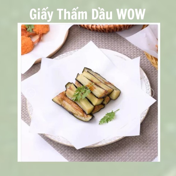 [HOT SALE] - Giấy thấm dầu thực phẩm 100 tờ 15x15cm - Siêu Thấm Hút | BigBuy360 - bigbuy360.vn