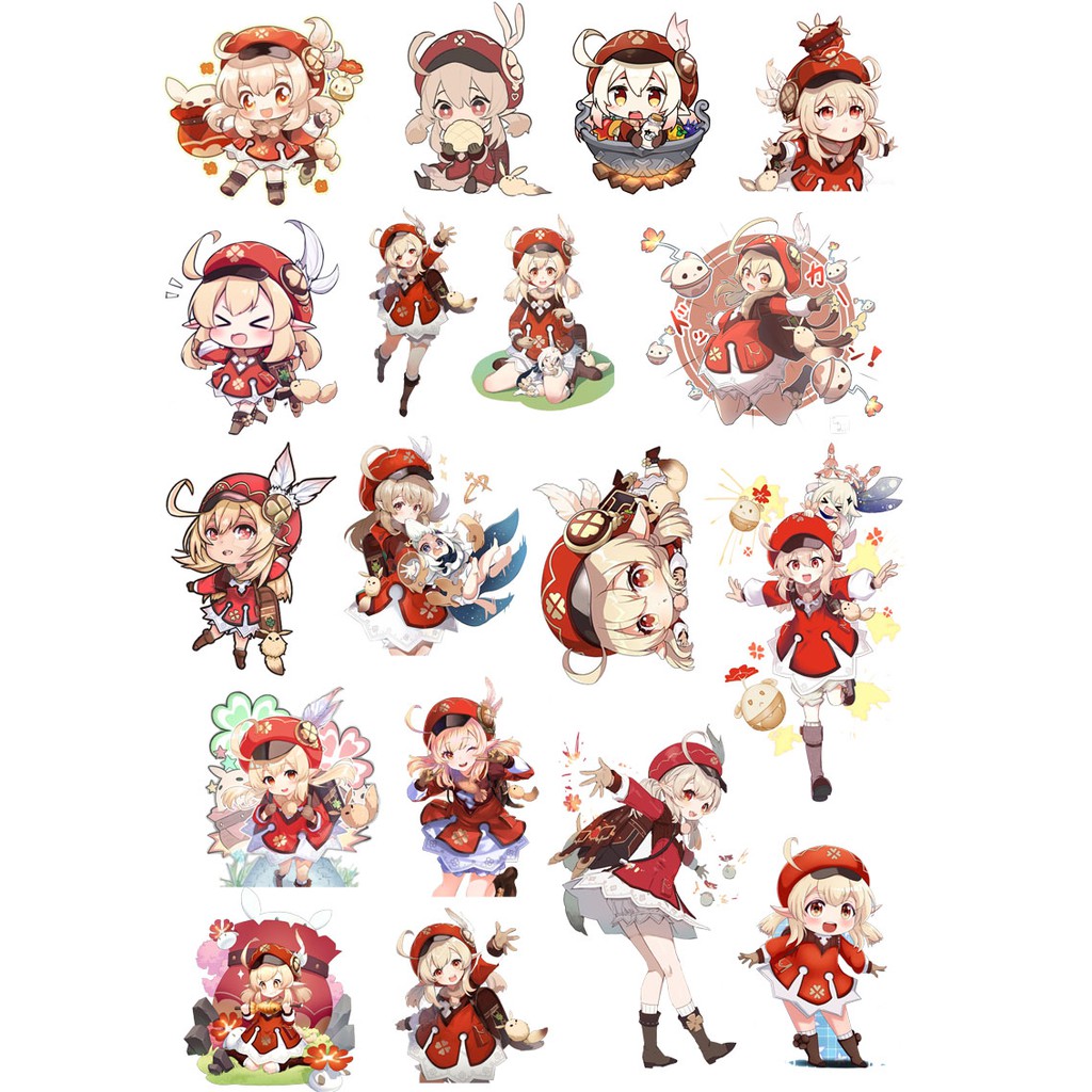sticker genshin Impact/ ảnh dán genshin Impact 0399