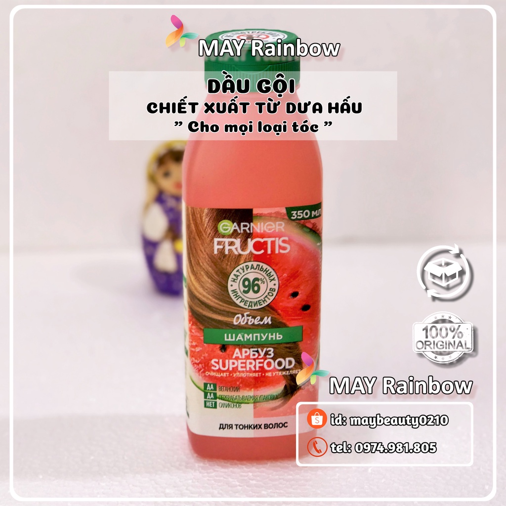 Dầu gội dầu xả Garnier Fructis Hair Superfood
