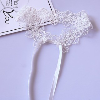 Combo 2 vòng cổ choker phối ren cá tính ( Đen+ trắng)