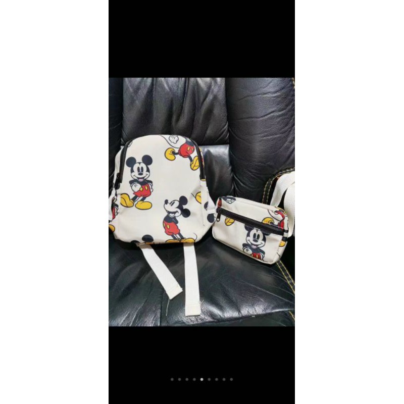 Balo cho Bé in hình MICKy kèm 1 túi nhỏ