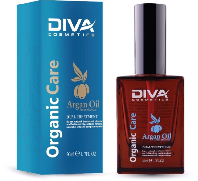 [Chính hãng] [Siêu rẻ] Tinh dầu dưỡng bóng tóc Diva Organic Argan Oil (Mẫu mới) 50ml