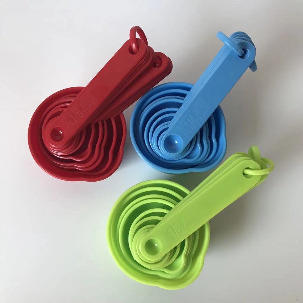 Bộ 10 chiếc thìa đong bằng nhựa
