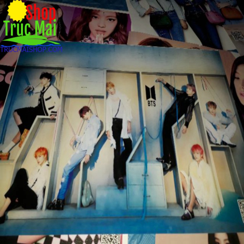 Ảnh bts cỡ to 8 ảnh (40×25cm)  loại đẹp