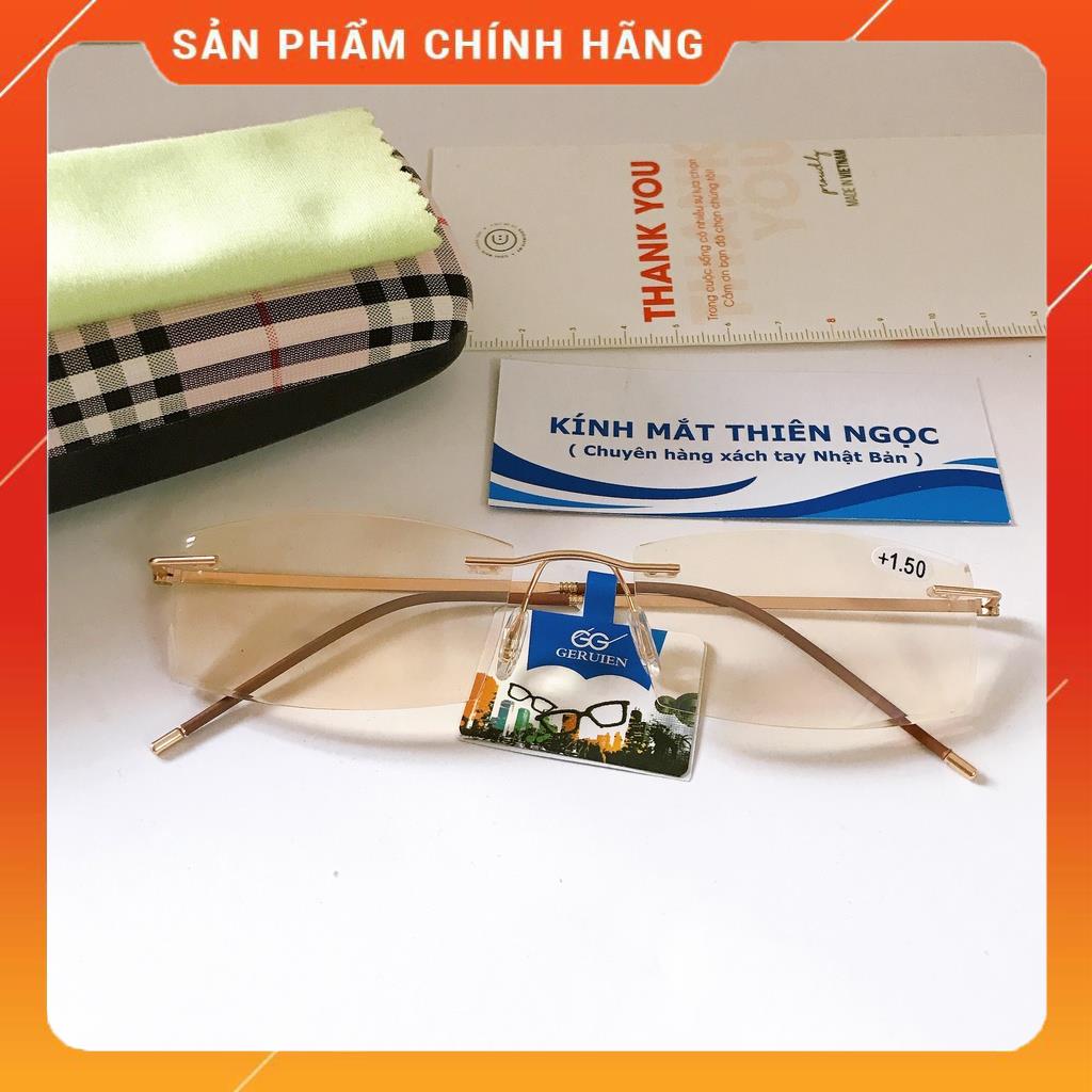 Kính lão thị kính viễn thị TITANIUM siêu nhẹ chống UV400 chống lóa cực sáng rõ chống mỏi mắt PKTMKVP95