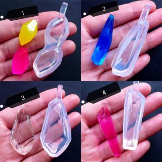 Khuôn Silicon Mặt Đá Làm Dây Chuyền Resin