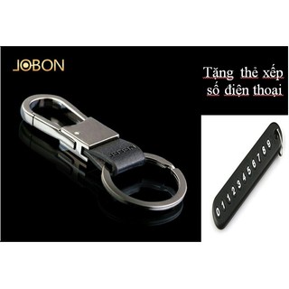 Móc khóa da Jobon (ảnh thật)