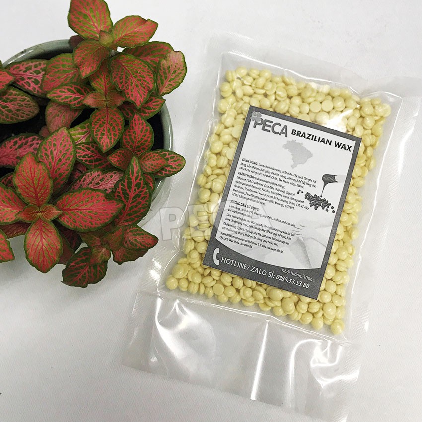 Sáp wax lông nóng hình hạt đậu 100g Wax Bean chuyên dụng tẩy lông toàn thân, tay, chân, bikini, ria mép | BigBuy360 - bigbuy360.vn