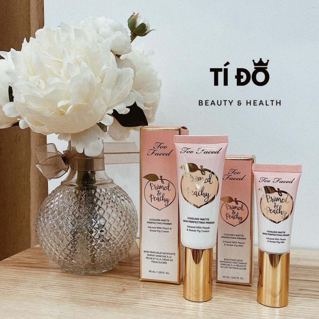 TOO FACED - Kem Lót Primed & Peachy - Cooling Matte Perfecting Primer ( 20ml,40ml ) | BigBuy360 - bigbuy360.vn
