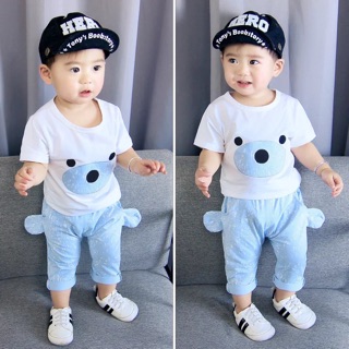 Bộ gấu bé trai