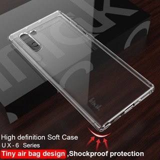 Ốp lưng TPU silicone trong suốt cho Samsung Galaxy Note10 Note 10 Plus Note 10+