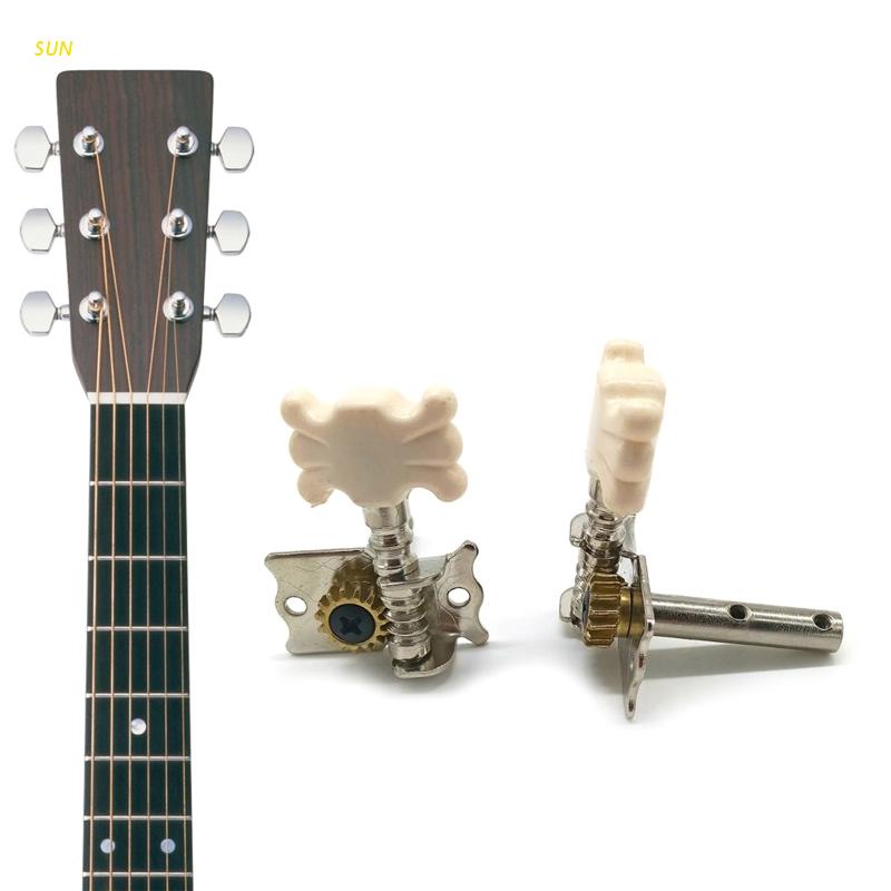 Set 6 Nút Vặn Điều Chỉnh Dây Đàn Guitar 3L 3R Tiện Dụng