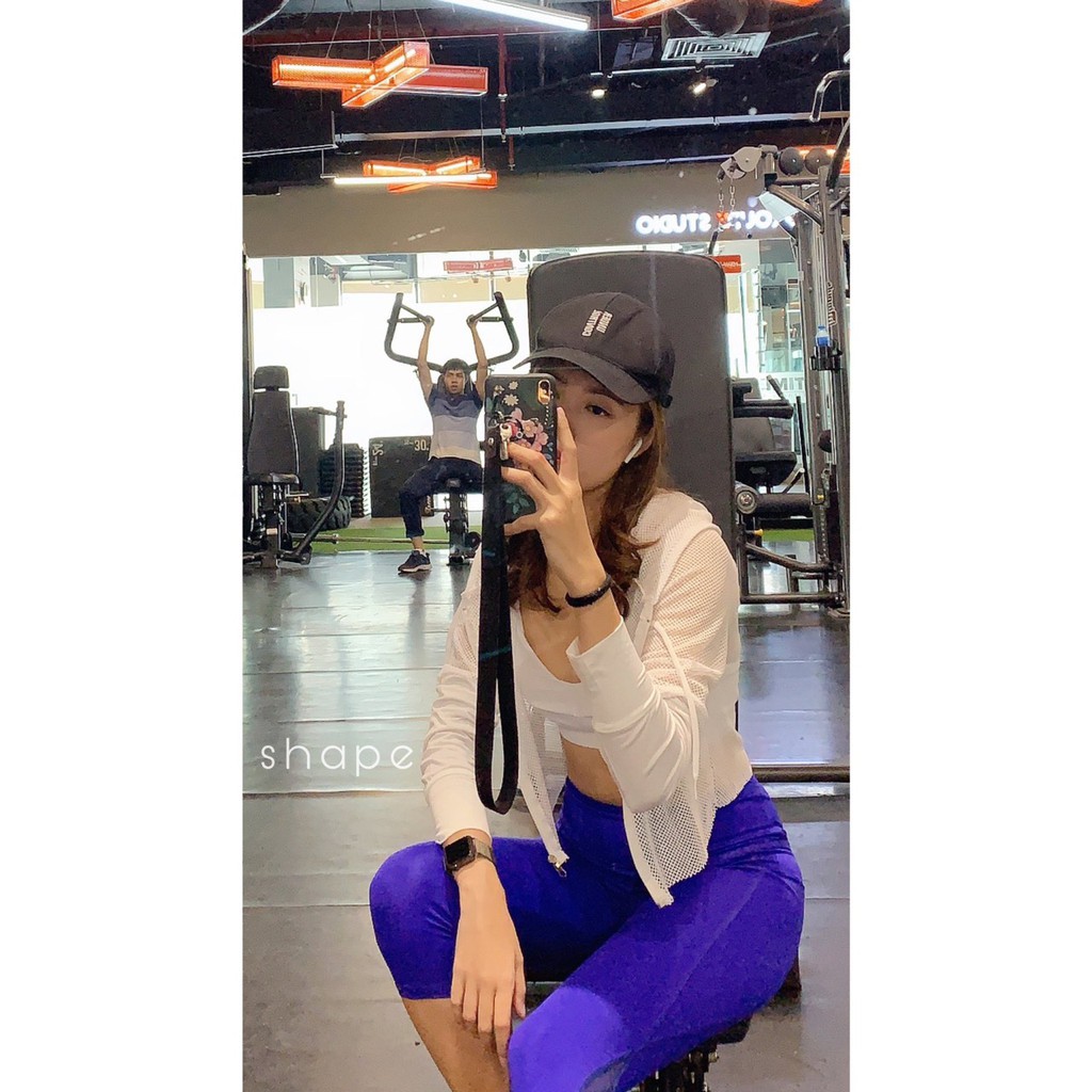 Quần lửng thể thao tập gym yoga NK túi lưới dưới [ L048]