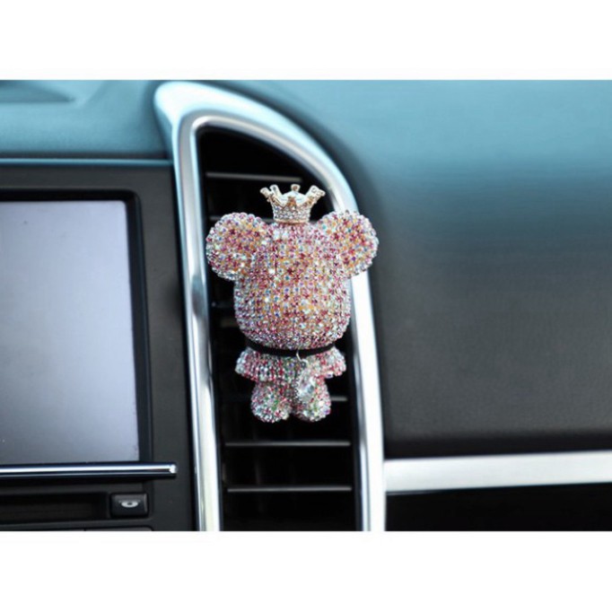 Gấu nhỏ đính đá nước hoa cửa gió ô tô [Siêu Hot] [Freeship] [Freeship] | BigBuy360 - bigbuy360.vn