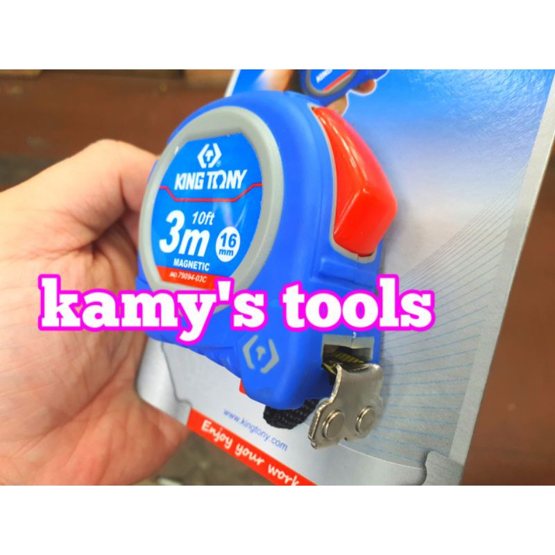 Thước cuộn thép 3m bản 16mm Kingtony model 79094-03C/79093-03M