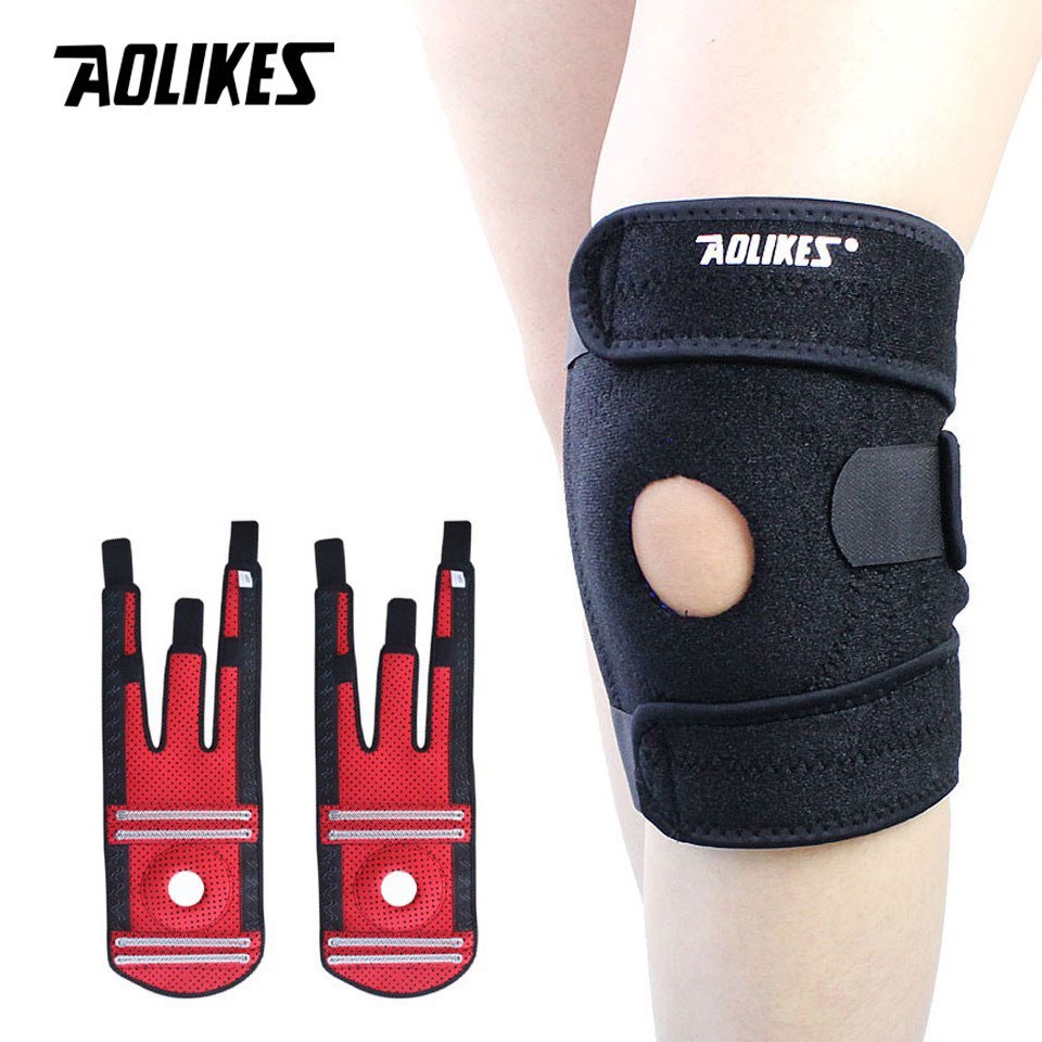 Bộ đai bó quấn bảo vệ đầu gối AOLIKES A-7912 hỗ trợ dây chằng khớp gối four spring sport knee support