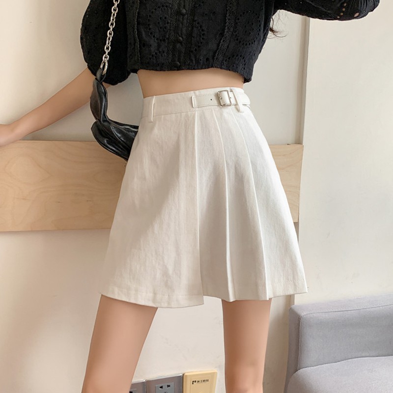(R2125) chân váy bò ulzzang 2 màu size S M L(kèm ảnh thật) | BigBuy360 - bigbuy360.vn