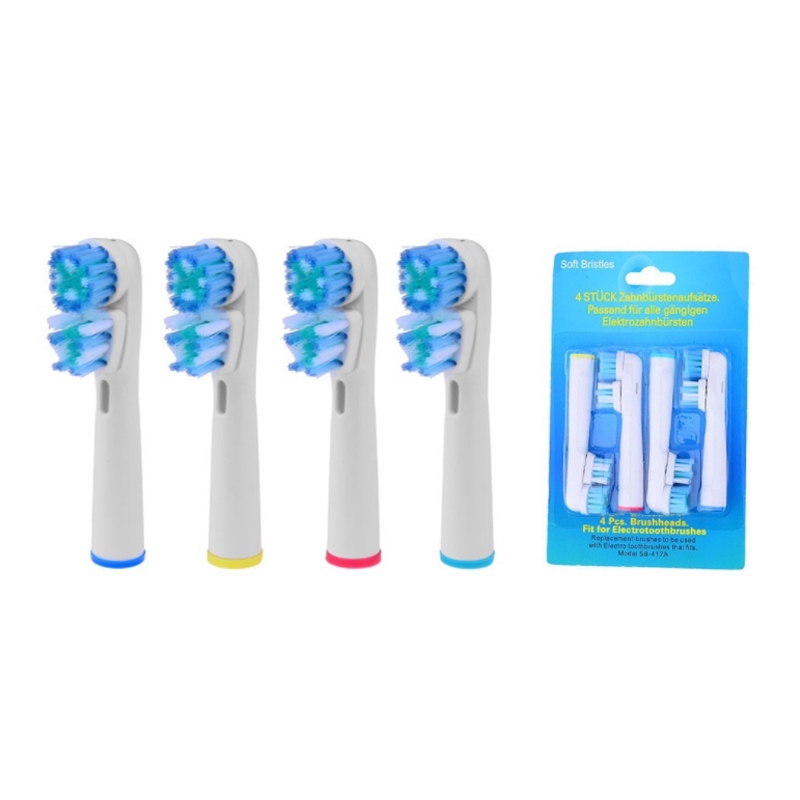 Set 4 đầu bàn chải đánh răng điện thay thế cho Braun Oral B